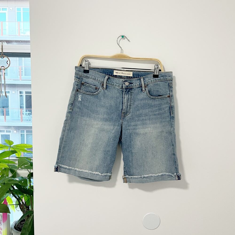 Gap Bermuda Denim Cutoff Shorts Size 30